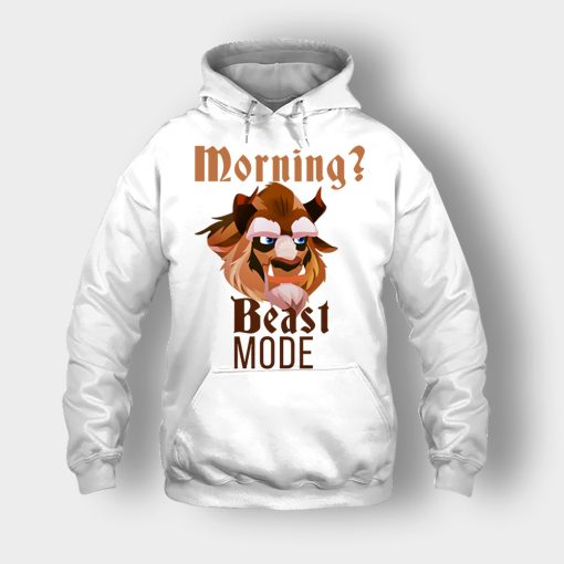 Morning-Beast-Mode-Disney-Beauty-And-The-Beast-Unisex-Hoodie-White