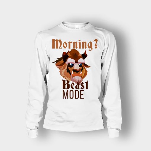 Morning-Beast-Mode-Disney-Beauty-And-The-Beast-Unisex-Long-Sleeve-White