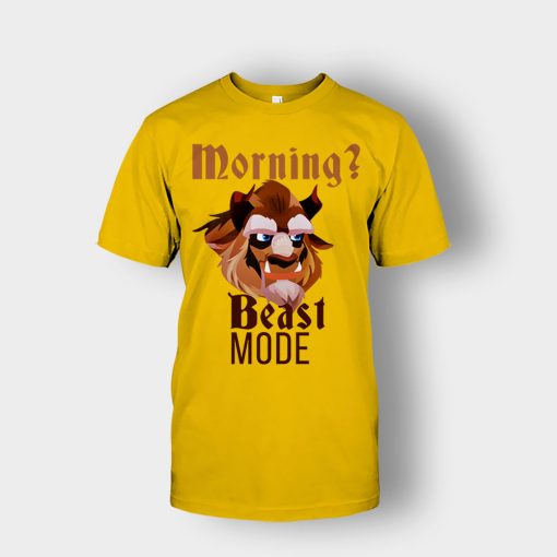 Morning-Beast-Mode-Disney-Beauty-And-The-Beast-Unisex-T-Shirt-Gold