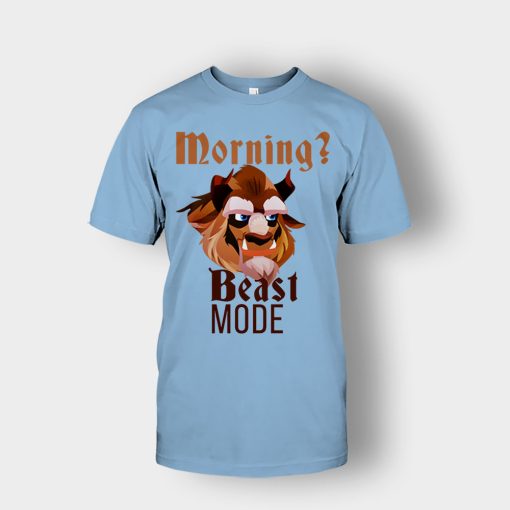 Morning-Beast-Mode-Disney-Beauty-And-The-Beast-Unisex-T-Shirt-Light-Blue