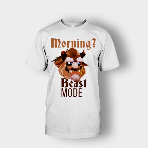 Morning-Beast-Mode-Disney-Beauty-And-The-Beast-Unisex-T-Shirt-White