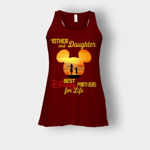 Mother-And-Daughter-Disney-Mickey-Inspired-Bella-Womens-Flowy-Tank-Maroon