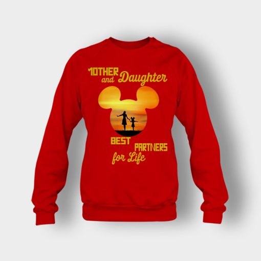 Mother-And-Daughter-Disney-Mickey-Inspired-Crewneck-Sweatshirt-Red