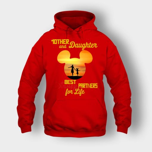 Mother-And-Daughter-Disney-Mickey-Inspired-Unisex-Hoodie-Red