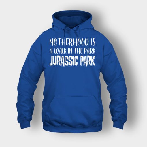 Motherhood-Is-Like-A-Walk-In-The-Park-Mothers-Day-Mom-Gift-Ideas-Unisex-Hoodie-Royal