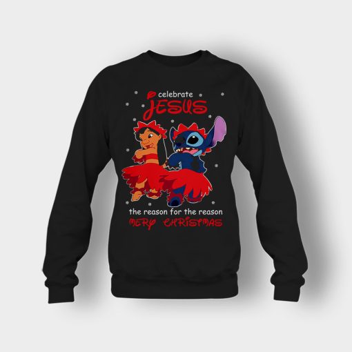 My-Celebrate-Jesus-Disney-Lilo-And-Stitch-Crewneck-Sweatshirt-Black