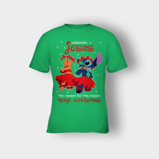 My-Celebrate-Jesus-Disney-Lilo-And-Stitch-Kids-T-Shirt-Irish-Green