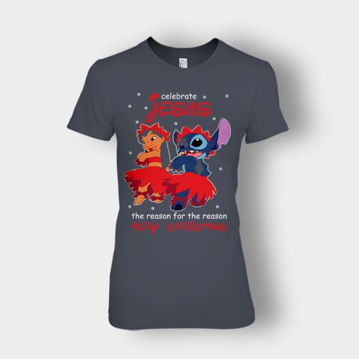 My-Celebrate-Jesus-Disney-Lilo-And-Stitch-Ladies-T-Shirt-Dark-Heather