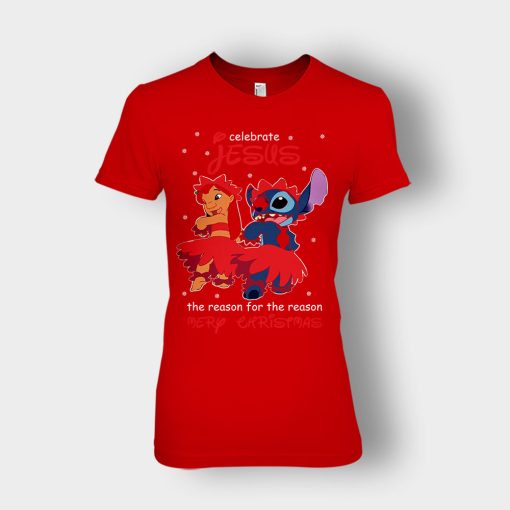 My-Celebrate-Jesus-Disney-Lilo-And-Stitch-Ladies-T-Shirt-Red