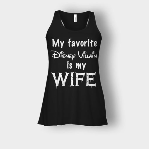 My-Favorite-Disney-Villain-Is-My-Wife-Bella-Womens-Flowy-Tank-Black