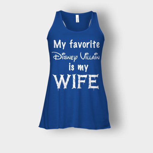 My-Favorite-Disney-Villain-Is-My-Wife-Bella-Womens-Flowy-Tank-Royal