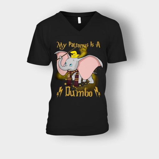 My-Patronus-Is-Disney-Dumbo-Unisex-V-Neck-T-Shirt-Black