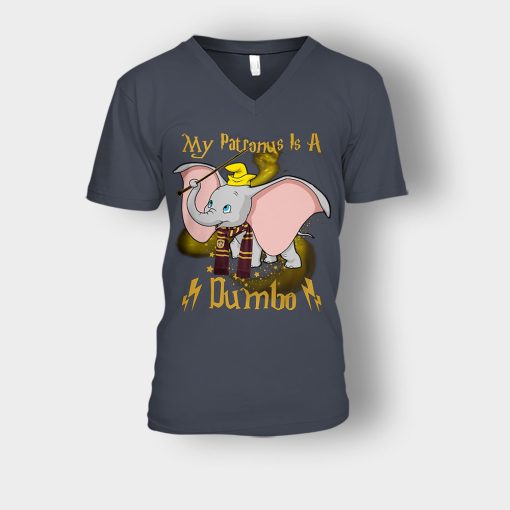 My-Patronus-Is-Disney-Dumbo-Unisex-V-Neck-T-Shirt-Dark-Heather