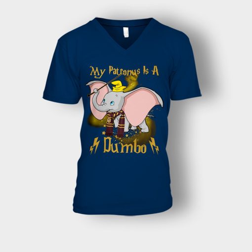 My-Patronus-Is-Disney-Dumbo-Unisex-V-Neck-T-Shirt-Navy