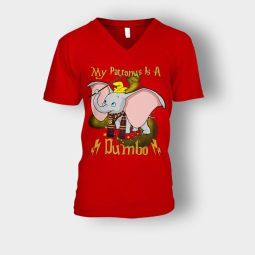 My-Patronus-Is-Disney-Dumbo-Unisex-V-Neck-T-Shirt-Red