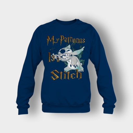 My-Patronus-Is-Disney-Lilo-And-Stitch-Crewneck-Sweatshirt-Navy