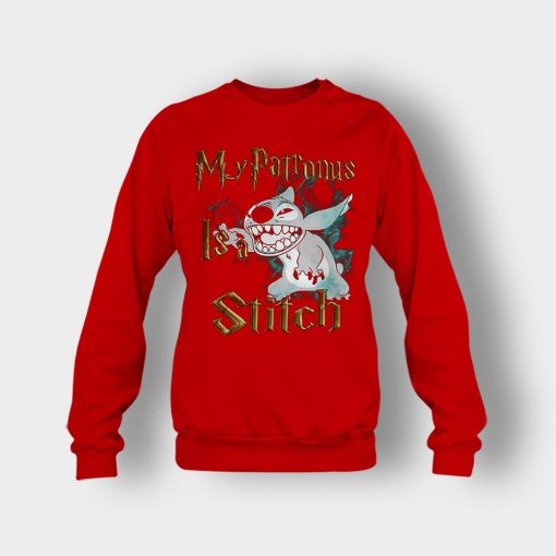 My-Patronus-Is-Disney-Lilo-And-Stitch-Crewneck-Sweatshirt-Red