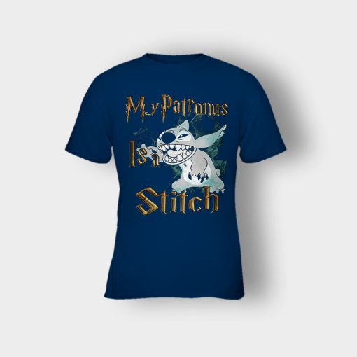 My-Patronus-Is-Disney-Lilo-And-Stitch-Kids-T-Shirt-Navy