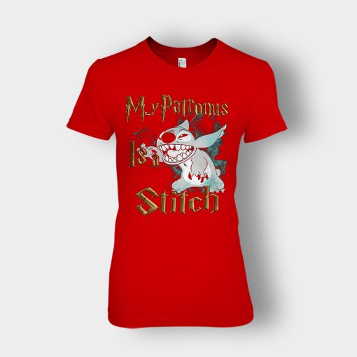 My-Patronus-Is-Disney-Lilo-And-Stitch-Ladies-T-Shirt-Red