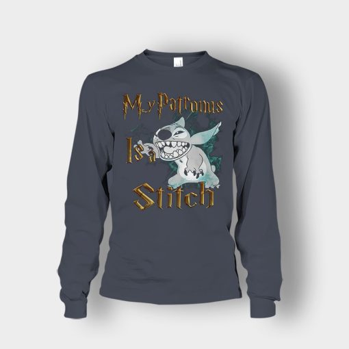 My-Patronus-Is-Disney-Lilo-And-Stitch-Unisex-Long-Sleeve-Dark-Heather