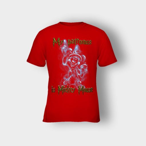 My-Patronus-Is-Disney-Mickey-Inspired-Kids-T-Shirt-Red