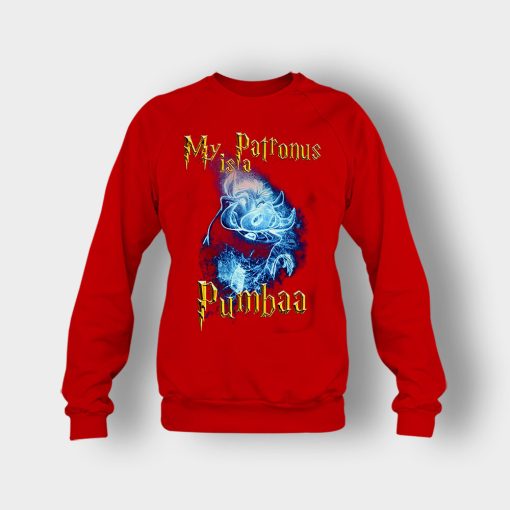 My-Patronus-Is-Pumbaa-The-Lion-King-Disney-Inspired-Crewneck-Sweatshirt-Red