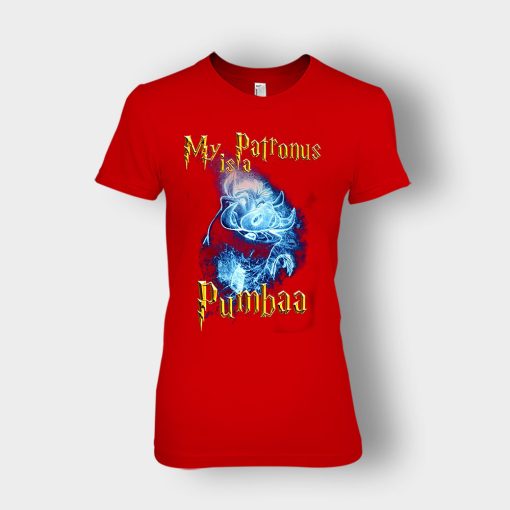 My-Patronus-Is-Pumbaa-The-Lion-King-Disney-Inspired-Ladies-T-Shirt-Red