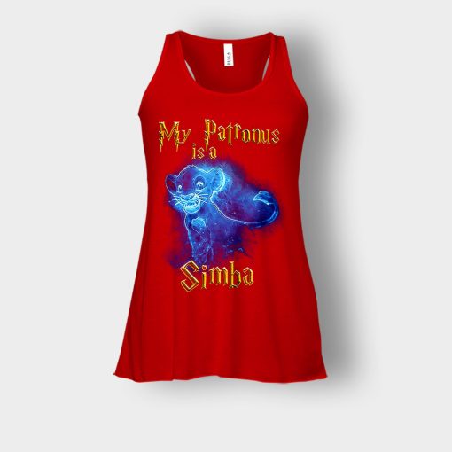 My-Patronus-Is-Simba-The-Lion-King-Disney-Inspired-Bella-Womens-Flowy-Tank-Red