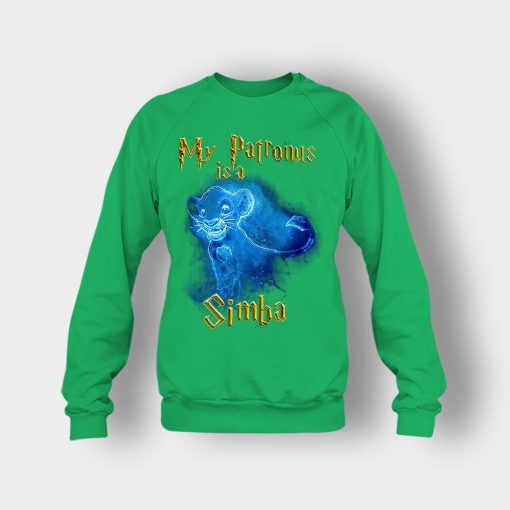 My-Patronus-Is-Simba-The-Lion-King-Disney-Inspired-Crewneck-Sweatshirt-Irish-Green