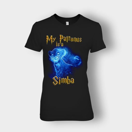 My-Patronus-Is-Simba-The-Lion-King-Disney-Inspired-Ladies-T-Shirt-Black