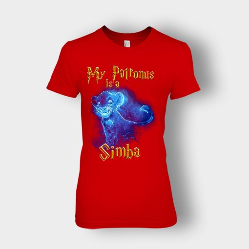 My-Patronus-Is-Simba-The-Lion-King-Disney-Inspired-Ladies-T-Shirt-Red