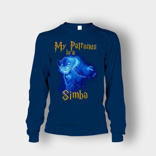 My-Patronus-Is-Simba-The-Lion-King-Disney-Inspired-Unisex-Long-Sleeve-Navy