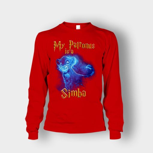 My-Patronus-Is-Simba-The-Lion-King-Disney-Inspired-Unisex-Long-Sleeve-Red