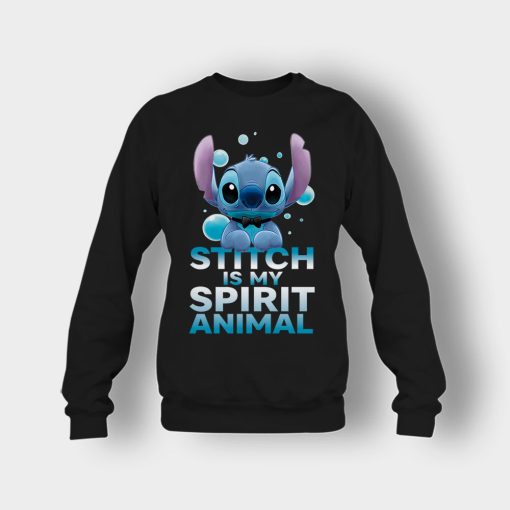 My-Spririt-Animal-Disney-Lilo-And-Stitch-Crewneck-Sweatshirt-Black
