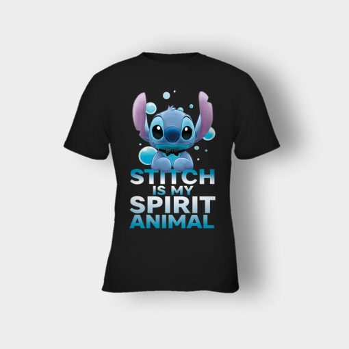 My-Spririt-Animal-Disney-Lilo-And-Stitch-Kids-T-Shirt-Black
