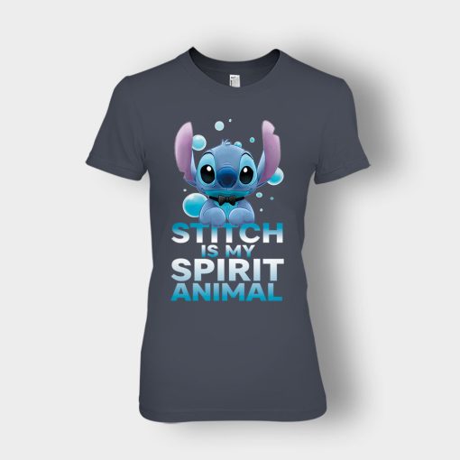 My-Spririt-Animal-Disney-Lilo-And-Stitch-Ladies-T-Shirt-Dark-Heather