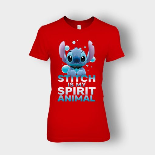 My-Spririt-Animal-Disney-Lilo-And-Stitch-Ladies-T-Shirt-Red