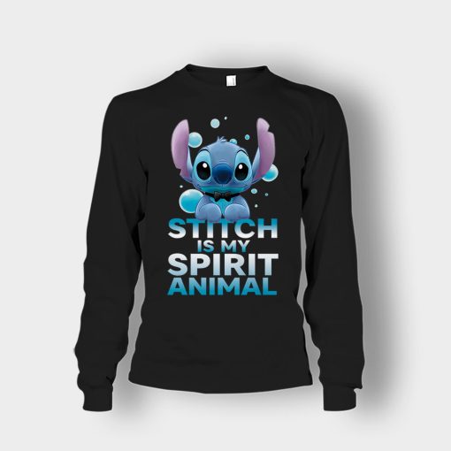 My-Spririt-Animal-Disney-Lilo-And-Stitch-Unisex-Long-Sleeve-Black