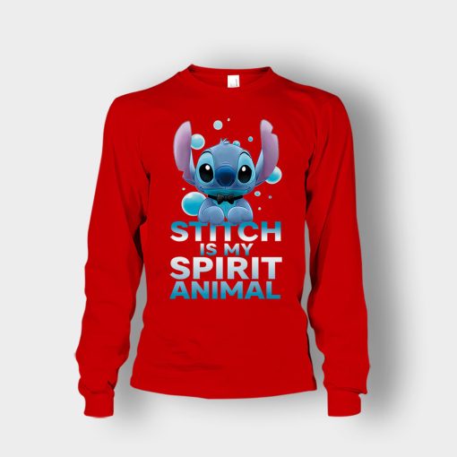 My-Spririt-Animal-Disney-Lilo-And-Stitch-Unisex-Long-Sleeve-Red