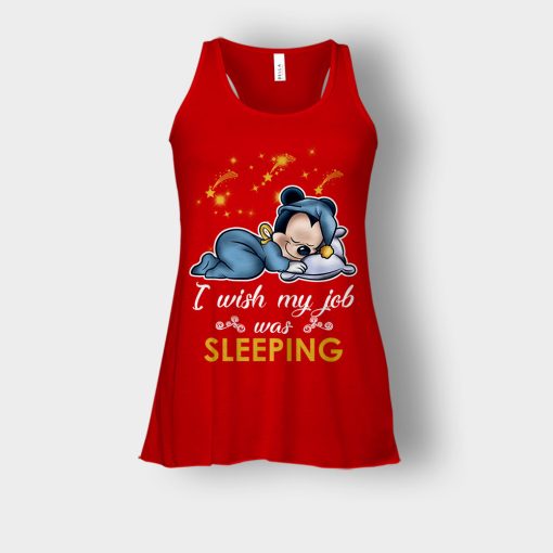 My-Wish-Job-Is-Sleeping-Disney-Mickey-Inspired-Bella-Womens-Flowy-Tank-Red