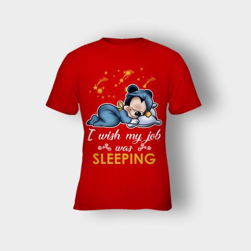 My-Wish-Job-Is-Sleeping-Disney-Mickey-Inspired-Kids-T-Shirt-Red