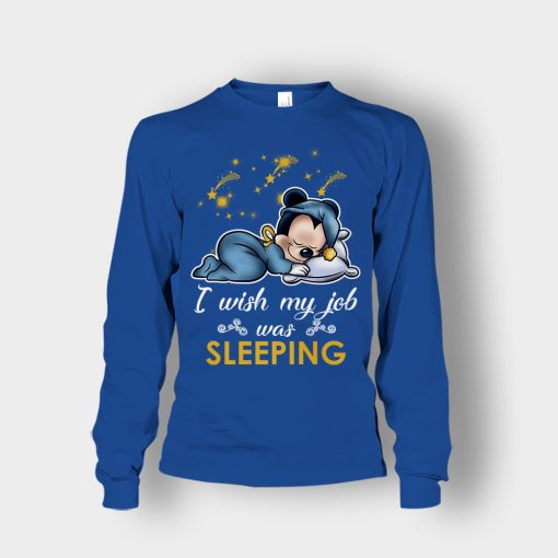 My-Wish-Job-Is-Sleeping-Disney-Mickey-Inspired-Unisex-Long-Sleeve-Royal