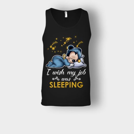 My-Wish-Job-Is-Sleeping-Disney-Mickey-Inspired-Unisex-Tank-Top-Black