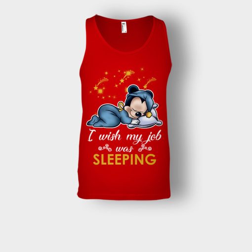 My-Wish-Job-Is-Sleeping-Disney-Mickey-Inspired-Unisex-Tank-Top-Red