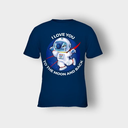 Nase-I-Love-You-Disney-Lilo-And-Stitch-Kids-T-Shirt-Navy