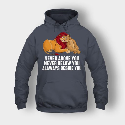 Never-Above-You-Never-Below-You-Always-Beside-You-The-Lion-King-Disney-Inspired-Unisex-Hoodie-Dark-Heather