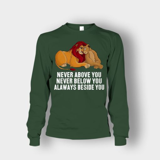 Never-Above-You-Never-Below-You-Always-Beside-You-The-Lion-King-Disney-Inspired-Unisex-Long-Sleeve-Forest