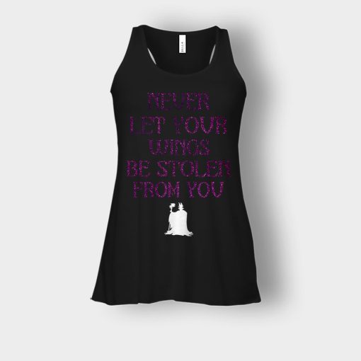 Never-Let-Your-Wings-Be-Stolen-From-You-Disney-Maleficient-Inspired-Bella-Womens-Flowy-Tank-Black