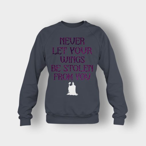 Never-Let-Your-Wings-Be-Stolen-From-You-Disney-Maleficient-Inspired-Crewneck-Sweatshirt-Dark-Heather