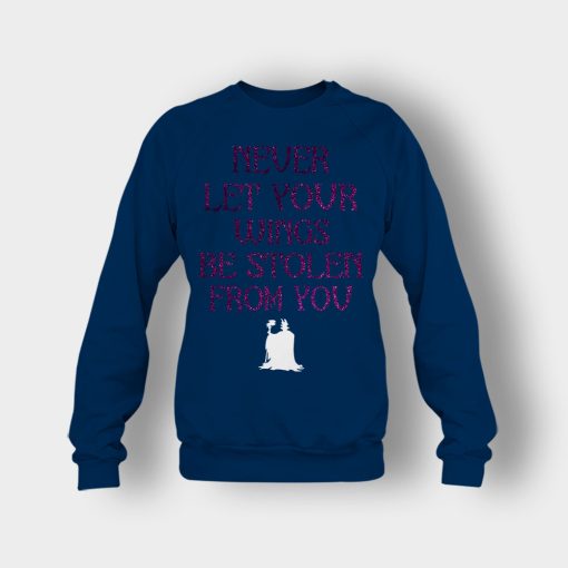 Never-Let-Your-Wings-Be-Stolen-From-You-Disney-Maleficient-Inspired-Crewneck-Sweatshirt-Navy